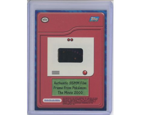 This lot features a genuine film cell from the second Pokemon movie - Pokemon The Movie 2000 depicting a trapped Zapdos. Thes