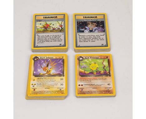 This lot contain approximately 80 cards from the Neo Genesis expansion. It includes a number of holographic, rare, common and