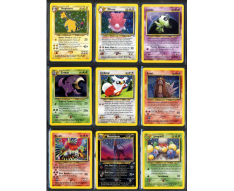This lot contains a complete Neo Revelation  expansion, this is an unlimited set that features all 64 cards alongside the two
