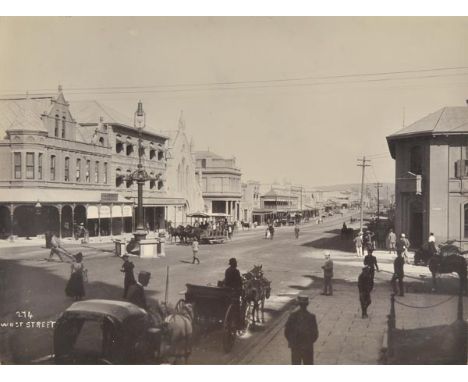 South Africa. An album of 67 photographs of South Africa and related, circa 1900,  mostly gelatin silver prints, some caption