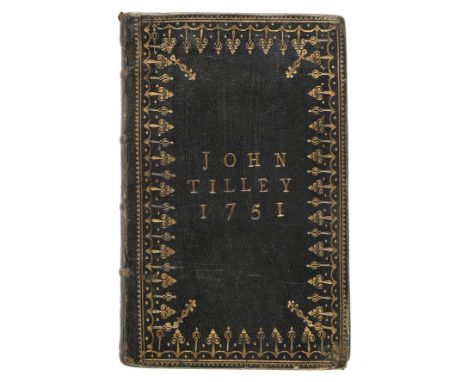Manuscript Book. A mid 18th century manuscript volume of transcribed text from A Companion to the Temple; or, A Help to Devot