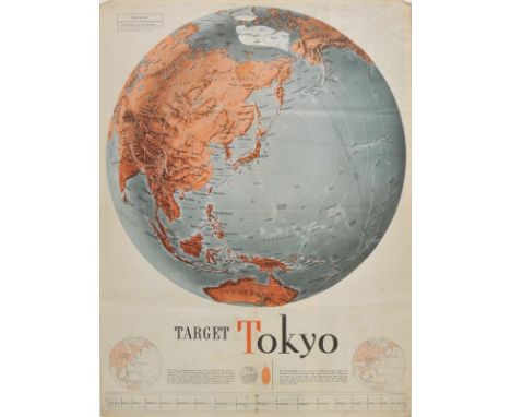Japan. Manning (F.E.) Target Tokyo, 'Newsmap', published by the Army Orientation Course Special Division Army Service Forces,
