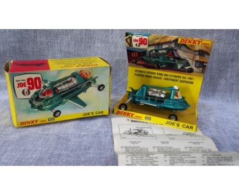 DINKY TOYS: JOE'S CAR (MODEL 102) (boxed) with original packaging and instruction leaflet 