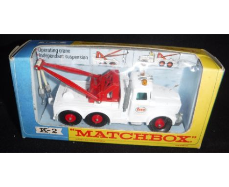 MATCHBOX: A SCAMMELL HEAVY WRECK TRUCK (new model K-2) in original box with packaging