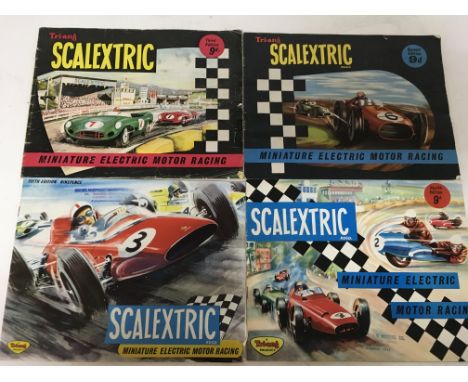 Scalextric, 4x vintage catalogues