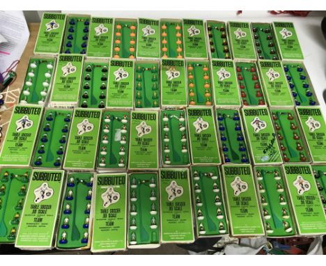 Subbuteo, boxed teams, including Arsenal, Man Utd, Chelsea, Newcastle, Coventry, Liverpool etc