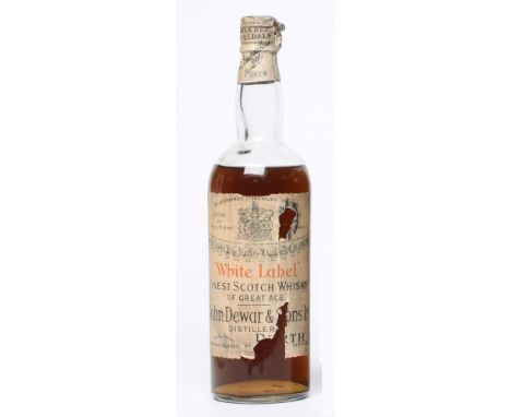 One bottle John Dewar &amp; Sons White Label "Finest Scotch Whisky", c.1940's (Est. plus 21% premium inc. VAT)
