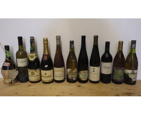 Eleven bottles European wine including two sparkling, and one bottle 2000 Les Jamelles Viognier (Est. plus 21% premium inc. V