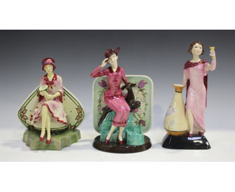 Three Kevin Francis limited edition figures, modelled by Andy Moss, comprising Susie Cooper, No. 761 of 1000, height 24.5cm, 