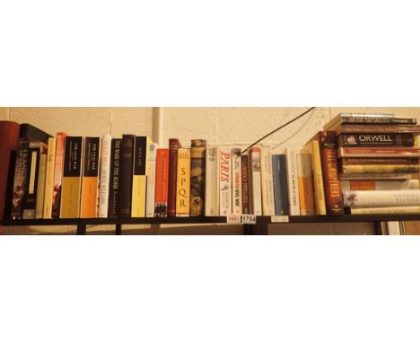 Shelf of mainly history books (top shelf)