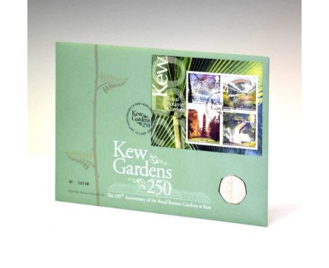 2009 Kew Gardens 250th Anniversary brilliant uncirculated 50p Condition report: The fifty pence piece is still in its plastic