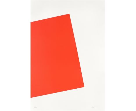 (See English version below)Carmen Herrera (Havanna, Kuba 1915 – lebt in New York). Ohne Titel (NRW). 2017Farblithografie auf 