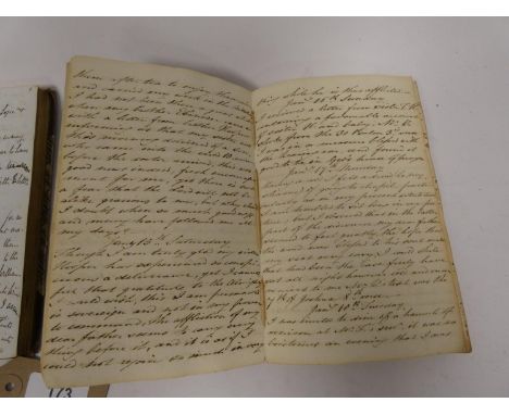 WOOLLAM JOHN, St. John`s, Oxford.&nbsp;Diary begun with Leary, Wednesday April 4th 1849, concludes with notes of conversation