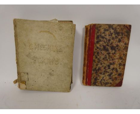 CHESHIRE.&nbsp;Cheshire Scraps. Detailed ink&nbsp;manuscript vol. containing much closely written historical information. 250