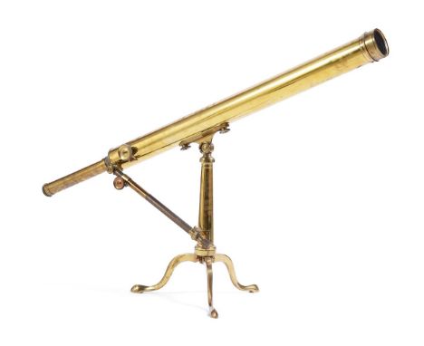A VICTORIAN POLISHED BRASS TELESCOPE BY T. B. WINTER, NEWCASTLE, SECOND HALF 19TH CENTURY Inscribed 'T. B. WINTER, NEWCASTLE 