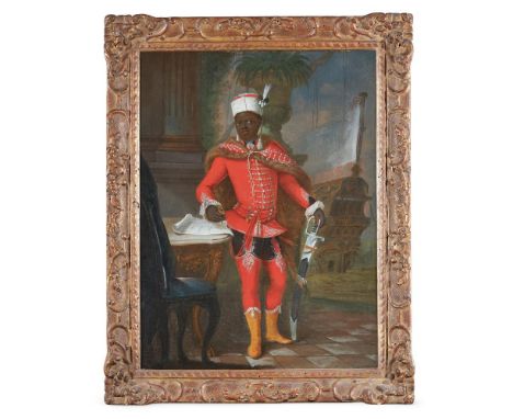 TRADITIONALLY CALLED CIRCLE OF NICHOLAS DE LARGILLIERE (FRENCH 1656-1746)PORTRAIT OF FAUSTIN-ELIE SOULOUQUE, EMPEROR OF HAITI