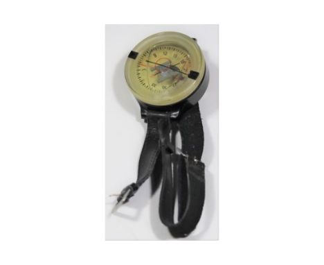 German AK39 pilots compass. Plastic casing, marked Fl 23235-1, serial 30240774. 60mm in diameter, rotating outer bezel with k