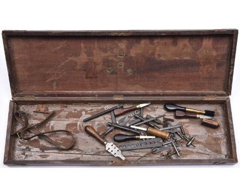2 modern Y shaped combination tools for the Enfield percussion rifle,  various other modern gun tools for antique guns, inclu