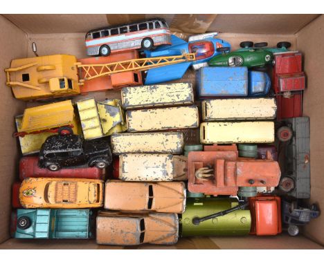 Quantity of Dinky and Corgi for restoration. Approx 35 examples, some have been over painted and pehaps have small parts miss