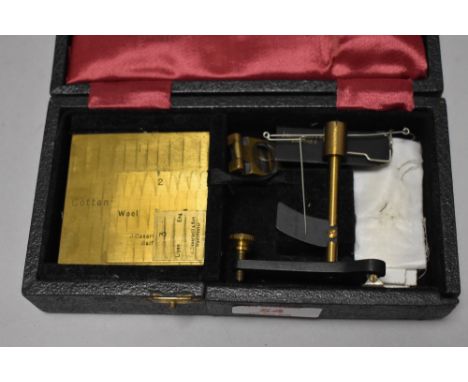 A set of miniature scientific scales by J. Casartelli of Salford