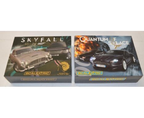 Scalextric C3268A limited edition James Bond Skyfall 2 car set (1855/3500) with Aston Martin DB5 and Range Rover Vogue SE and