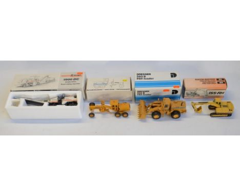 Four 1/50 scale diecast plant models to include NZG Wirtgen 1900DC Road Milling Machine (Art No 379, model in excellent condi