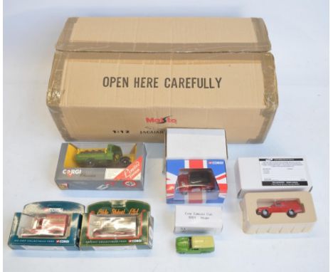 Collection of diecast model vehicles to include Corgi CC82225 Austin Mini Acropolis Rally 2003, 67102 Corgi Collectors Club L