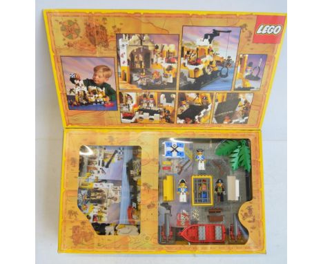 Six vintage boxed Lego Pirates sets to include 6276 Eldorado Fortress, 6257 Pirate Raft, 6235, 6245, 6251 (missing instructio