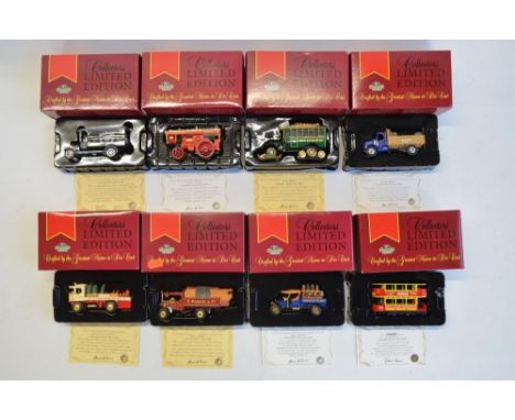 Eight boxed Matchbox Collectibles Collectors Limited Edition diecast vehicle models to include YY039/SF-M, YY019BSC-M, YY035/