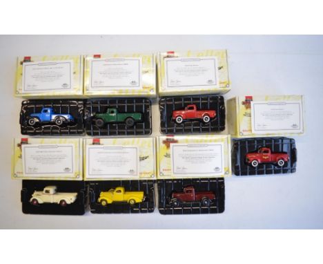 Seven Matchbox Collectibles classic American pick-up trucks to include YTC01-M to 06-M inclusive and YTC03-M Matchbox Toy Sho