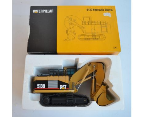 Boxed NZG 1/50 scale diecast Caterpillar 5130 Hydraulic Shovel model (Art No 391) in excellent overall condition, box good. M