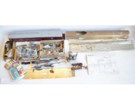 Collection of 1 gauge metal loco kits to include an RJH Class 59 diesel, an unidentified steam train (possibly live steam) an