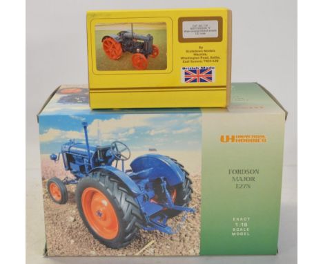 Universal Hobbies highly detailed diecast metal and plastic 1/16 scale Fordson Major E27N tractor model in mint condition and