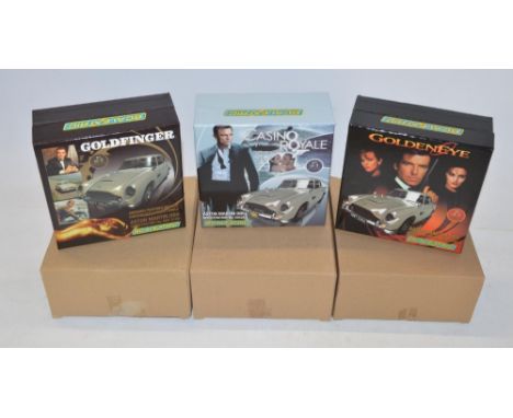 Scalextric full 3 car James Bond Aston Martin DB5 slot car limited edition models to include C3091A Goldfinger (5689/6500 wit