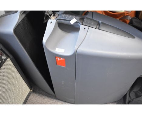 Fender USA Passport Portable Sound System 250 Watts of Stereo sound. Comes with owners manual The Passport 'Power Tower' Mixe