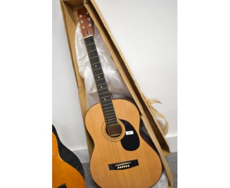 A vintage Hohner parlour style acoustic guitar