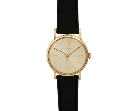   IWC Vintage Classic. Herrenuhr.  Gold 18K. Automatic-Werk. Lederband, getauscht 10/2020, mit Stiftschließe. Gebrauchsspuren