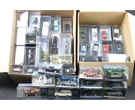 Complete run of boxed / cased Eaglemoss James Bond 007 Car Collection diecast models from Model No. 1-115, together with 3 x 