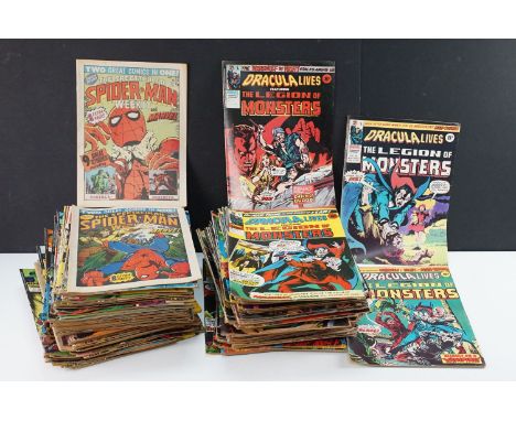 Comics - Collection of Marvel Comics featuring The Mighty World Of Marvel &amp; Dracula Lives, containing various issues, con