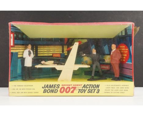 Boxed Gilbert James Bond 007 Action Toy Set 3, sealed &amp; ex