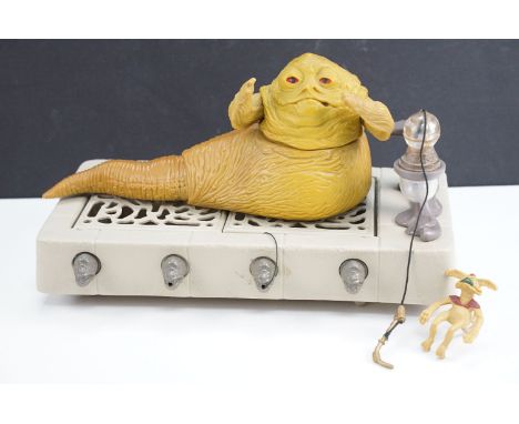 Star Wars - Original Jabba The Hutt Action Playset, complete with Jabba, Throne, Salacious Crumb, Pipe, Bowl, etc, in vg cond