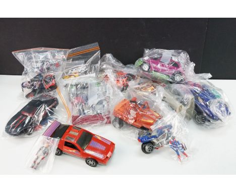 MASK - 11 Original Kenner MASK vehicles all with set figures with helmets to include Billboard Blast, Pit Stop Catapult, Bull