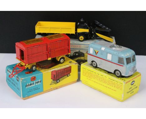 Three boxed Dinky Supertoys and Corgi diecast models to include 2 x Dinky Supertoys models featuring 988 ABC TV Transmitter V