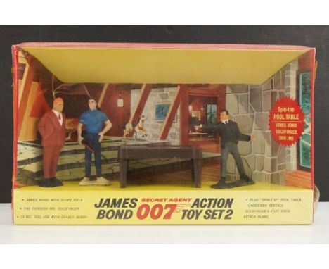 Boxed Gilbert James Bond 007 Action Toy Set 2, sealed &amp; ex