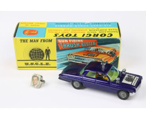 Boxed Corgi 497 The Man From UNCLE Thrush Buster diecast model in excellent condition and complete with Waverly Ring and inne