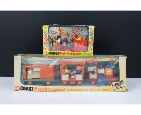 Two boxed Corgi The Magic Roundabout diecast &amp; plastic models to include 851 Magic Roundabout Train complete with accesso