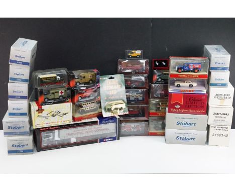 33 Boxed / cased diecast models to include Corgi limited edition CC12213 Scania 4 Series Curtainside Westfield Transport Co T