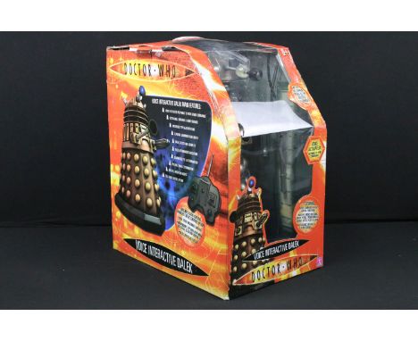 Boxed Character Doctor Who Radio Controlled Voice Interactive Dalek (18"), previously opened, all appearing complete and vg, 