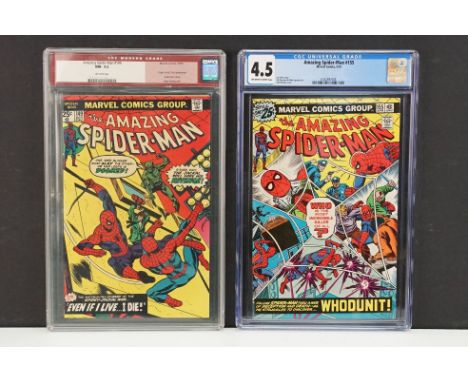 Comics - Two graded Marvel The Amazing Spider-Man comics to include issue No. 149 (US version) first appearance of Spider-Clo