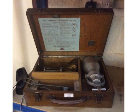 A T. Ashworth and Co. speedy moisture tester